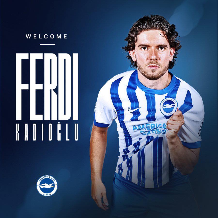 Adding left back, Brighton grabs Cadioglu, signs for 4 years