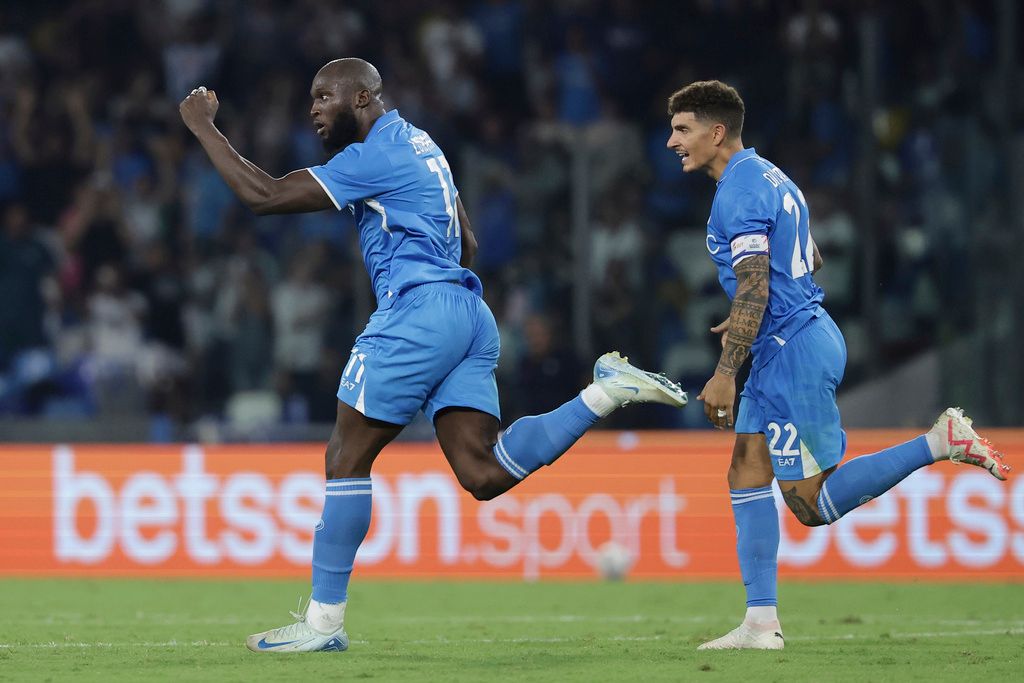 Conte's beloved son is delighted with Romelu Lukaku's first goal