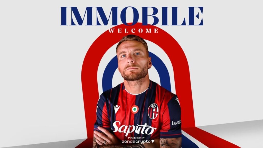 Bologna sign Immobile on free transfer for 1 year